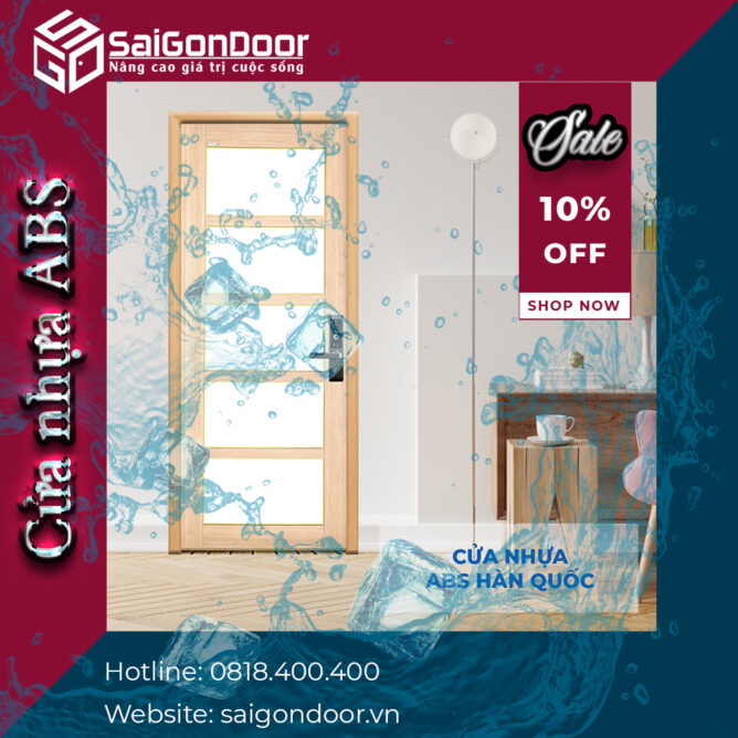 Cửa nhựa ABS - cửa nhựa nhà vệ sinh giá rẻ