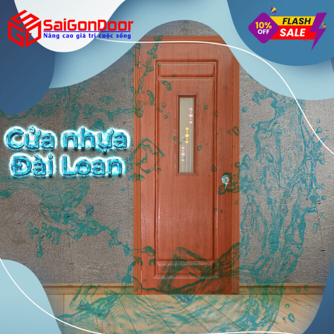 Kích thước cửa phù hợp với tiêu chuẩn phong thuỷ và diện tích nhà vệ sinh